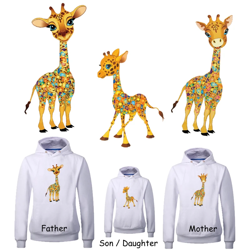 

Colife Giraffe Patches Iron Patches For Clothing T-shirt Dresses DIY Accessory Decoration Heat Press Appliqued