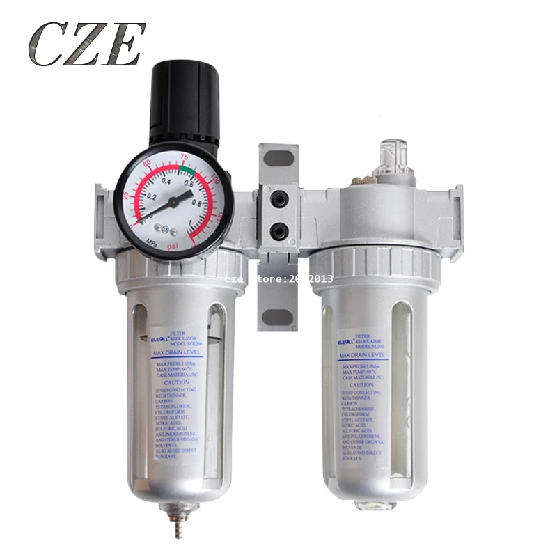 SFC200 / SFC300 / SFC400 Pneumatic Air Treatment Air Filter Air Compressor Oil Water Separator 1/4 SFC200 / SFC300 / SFC400 Pneumatic Air Treatment Air Filter Air Compressor Oil Water Separator 1/4