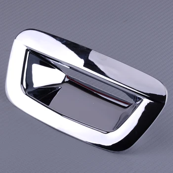 

CITALL Car Rear Door Chromium Exterior Tailgate Trunk Lift Gate Handle Trim Cover Insert Frame For Buick Encore Opel Mokka 2013+