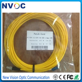 

10Pcs/bag,SM,G652D,Simplex,3.0mm,20M,PVC Jacket,FC/UPC-LC/UPC Single Mode Single Fiber Fiber Optic Patch Cord Jumper Cable