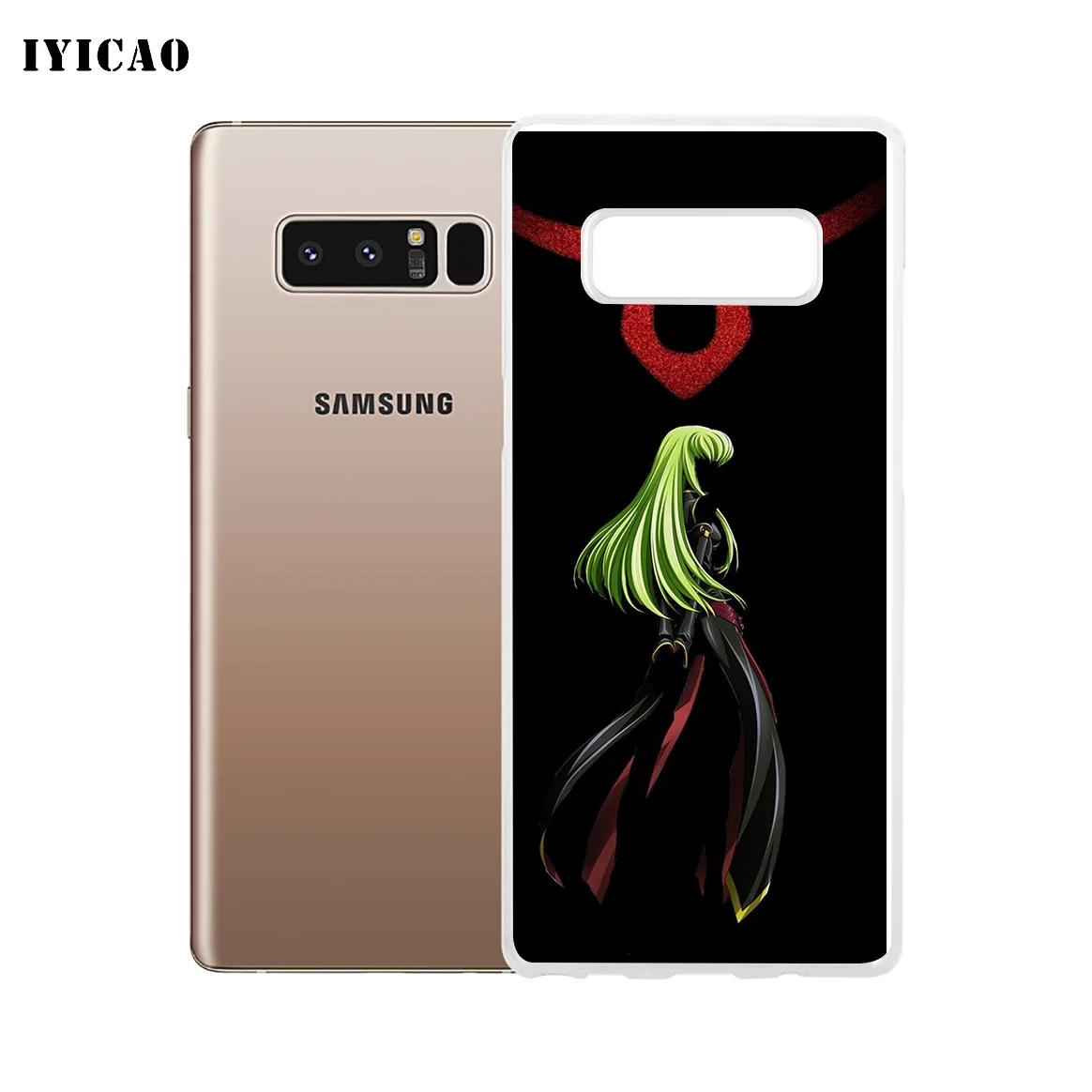 IYICAO код Geass логотип мягкий силиконовый чехол для телефона Samsung A5 A6 Plus A7 A8 A9 J3 J5 J7 Note 8