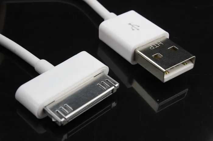 Белый 2 в 1 5 в 1A ЕС вилка USB зарядное устройство+ 30-Pin 1 м синхронизации данных зарядное устройство Кабо для iphone 4s iphone 4 3g 3g S iPad 3 2