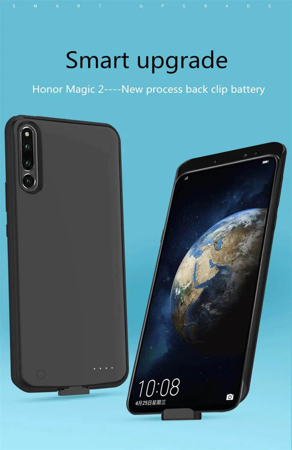 

6500mah Power Bank Pack Charging Case For Huawei Honor Magic 2 Battery Case External Battery Charger Cases Capa