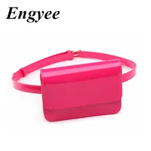 Engyee поясная сумка кожаная яркий поясная Для женщин дорожный кошелек женский мини сумка телефона талии дело деньги пояса Для женщин талии пакет