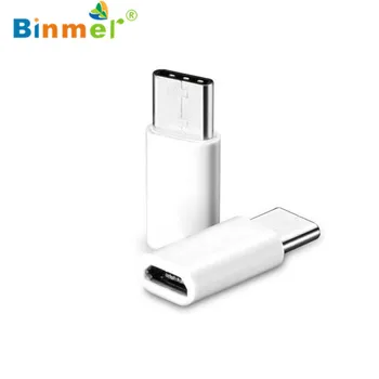 

Binmer 2017 Free shiping 2PC USB-C Type-C to Micro USB Data Charging Adapter for Oneplus 3 Three Sep 12