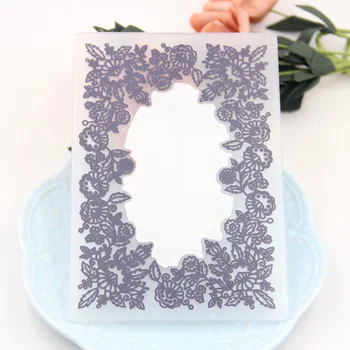 

KLJUYP Flowers Frame Cutting Dies and Embossing Folder Set for DIY Scrapbooking Paper Craft/Card Making Decoration Supplies