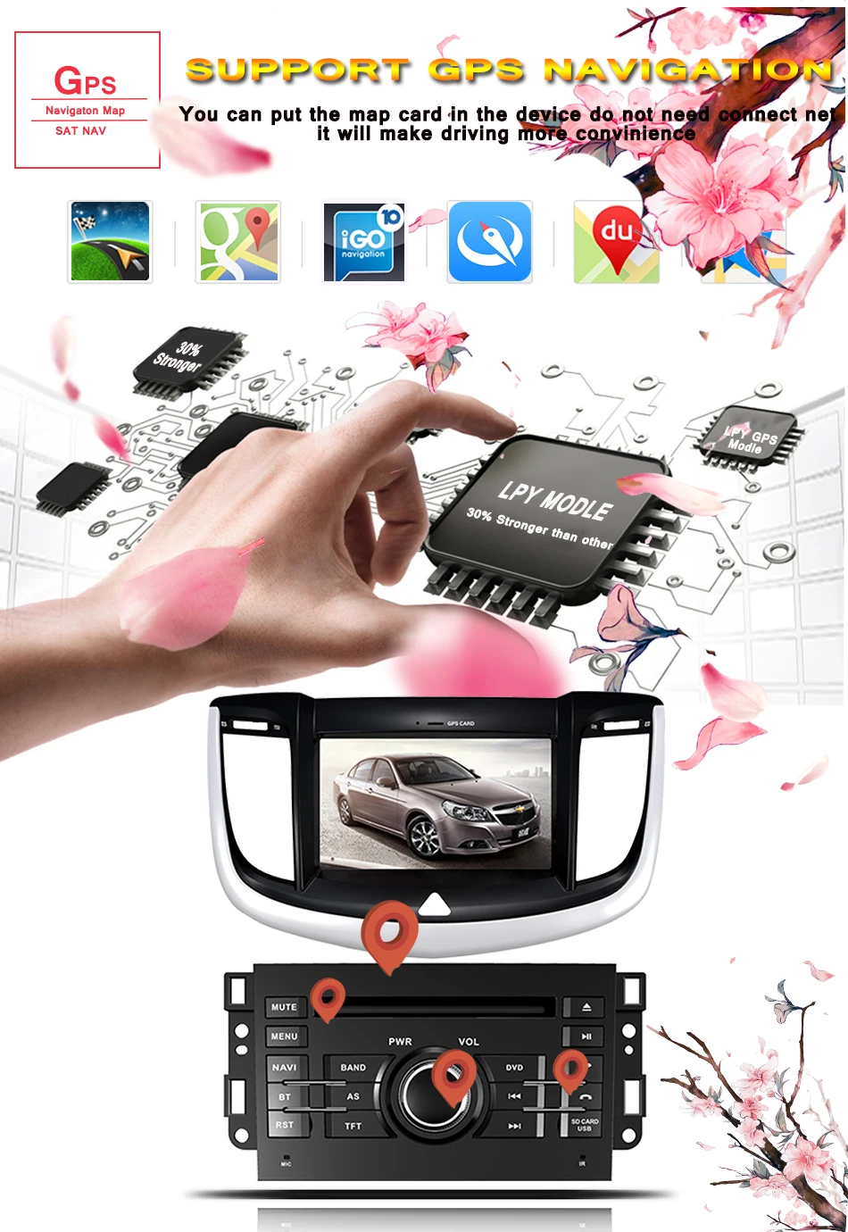 Top Android 9.0 Car Multimedia Navigation For Chevrolet Epica / For Daewoo Tosca 2006-2018 CD DVD GPS Radio Stereo Head unit player 5