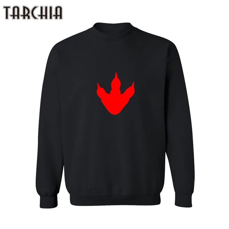 TARCHIA Новый 2021 мужские толстовки след печати с длинными рукавами толстовка модная