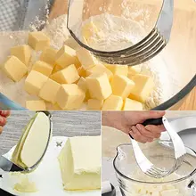 Блендер для теста, резак для муки, профессиональный ручной миксер для теста, сверхпрочные лезвия из нержавеющей стали, инструмент для домашней выпечки-HJI