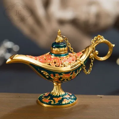 Комплект из 2 предметов 12 см более длинная масляная лампа Genie горшок арабский