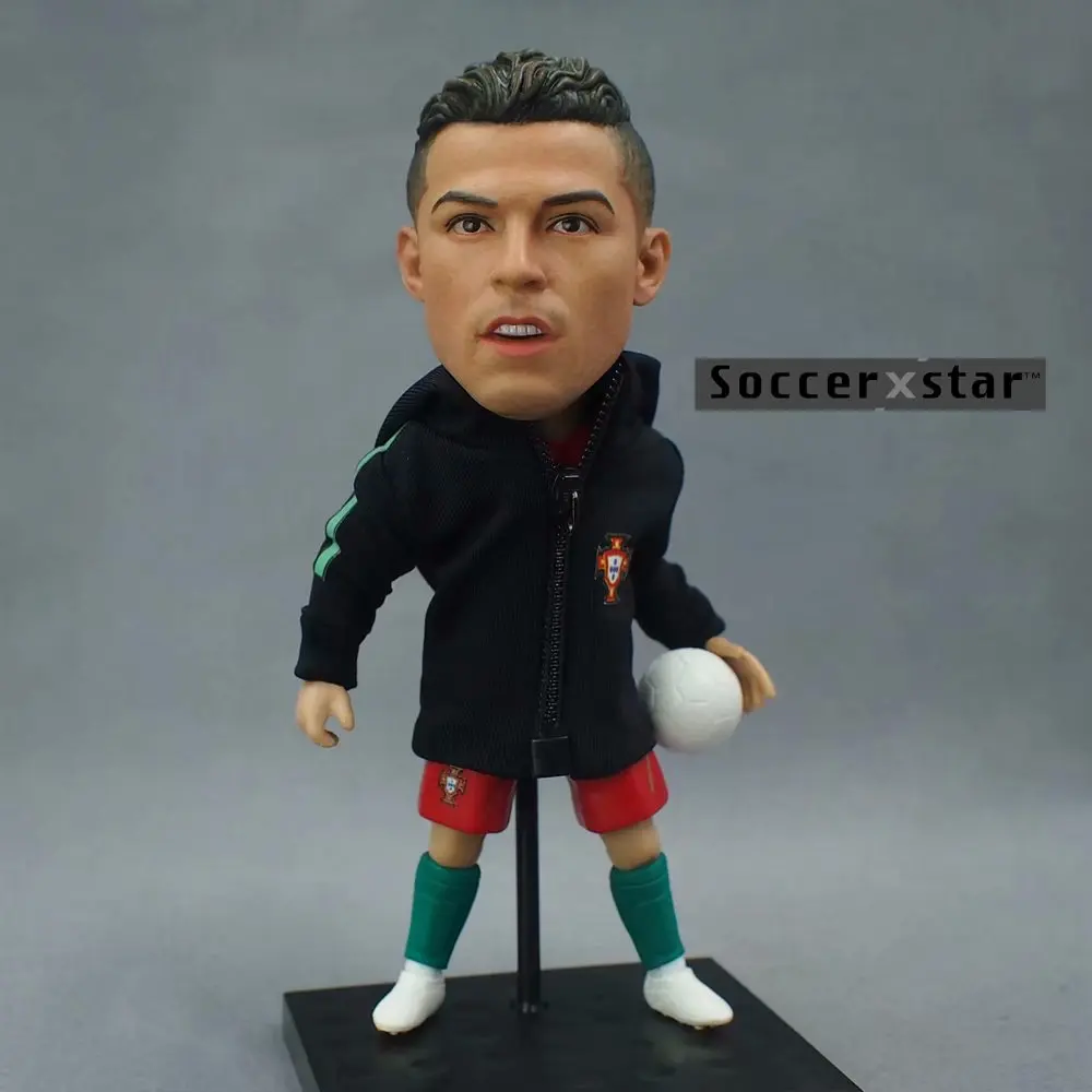 

Soccerxstar Figurine Football Player Movable Dolls 7# C.RONALDO (PRT 2018) 12CM/5in Figure BOX include Accessories