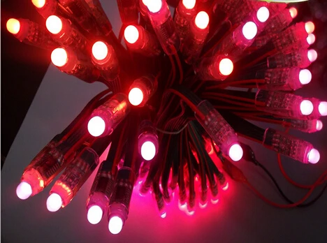 50pcs/set DC 5V 12mm WS2811 RGB LED Pixel Light Module IP68 waterproof LED Lighting Full Color christmas Light