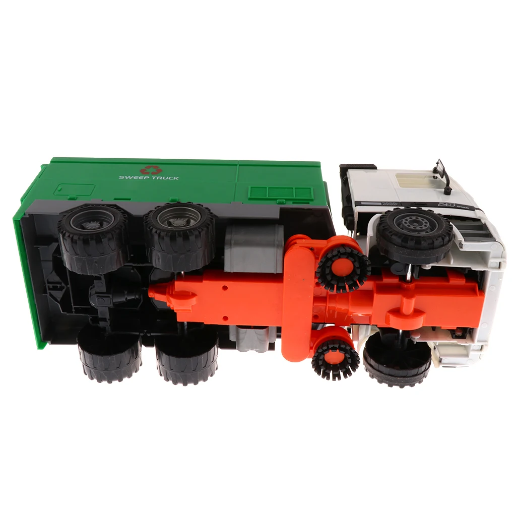 1/22 Plastic Friction Powered Dump Truck Construction Vehicle Toy Dump TruckExcavator Bulldozer Street Sweeper for Kids