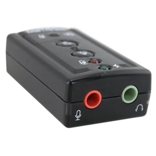 Прямая поставка Внешняя USB звуковая карта 7,1 канальный 3D аудио адаптер с 3,5 мм гарнитура микрофон для ПК настольный ноутбук