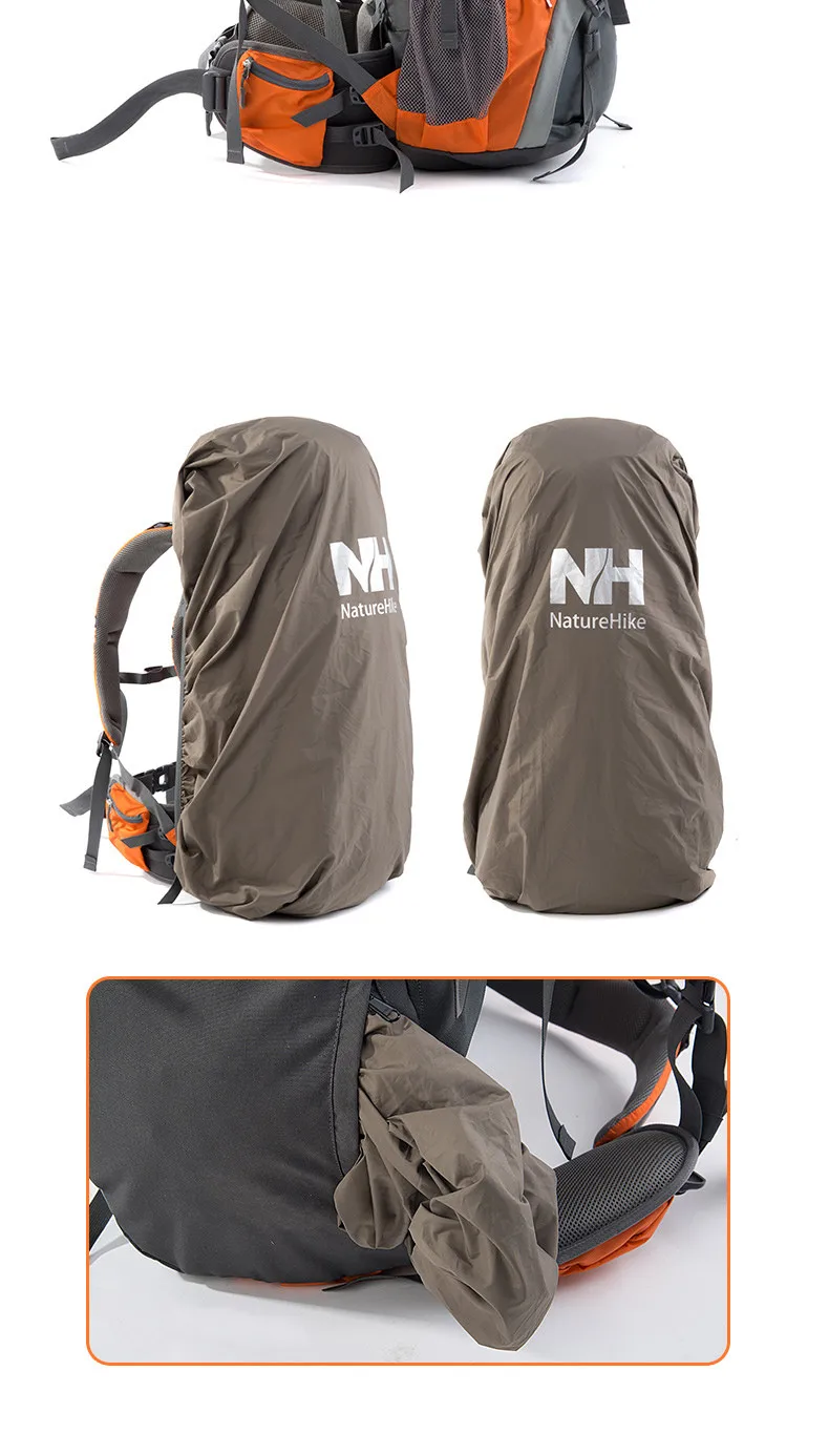 NatureHike профессиональный открытый рюкзак большой емкости 70L открытый альпинистский мешок с системой поддержки NH70B070-B