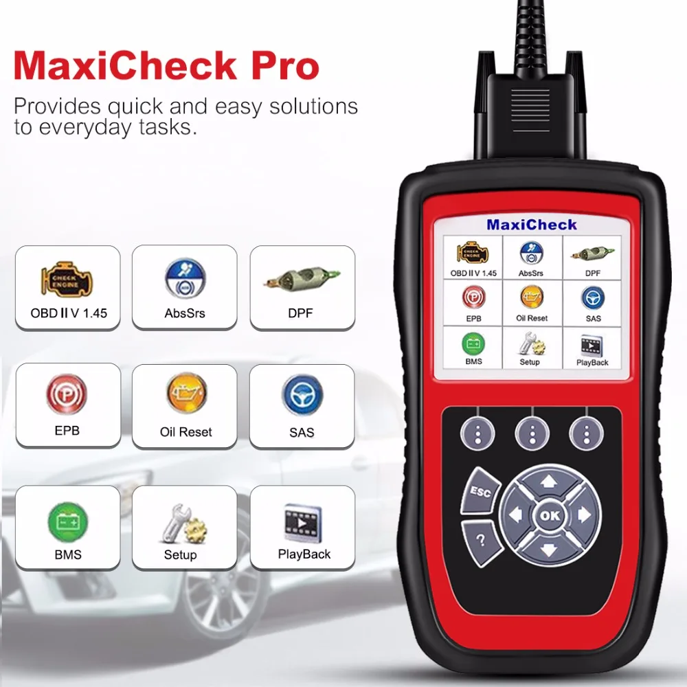 Autel maxichek Pro OBD2 автоматический сканер диагностический инструмент OBD 2 Автомобильный диагностический сканер Eobd obdii obd ii сканер