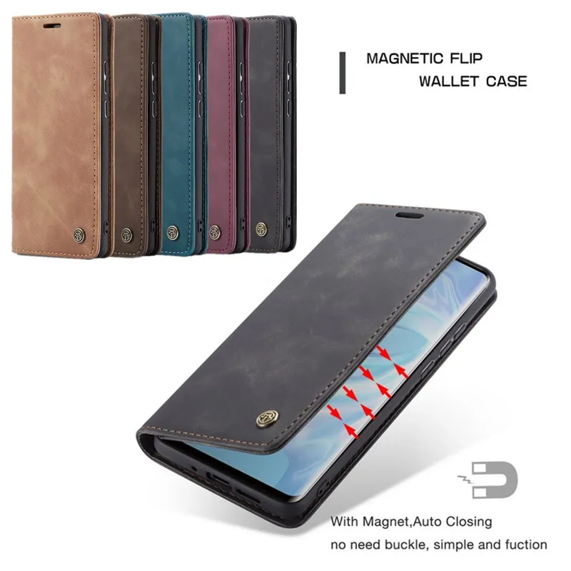 

For iPhone XR X Xs Max 7 8 6 6s Plus Wallet Case Magnetic Flip Leather Cover For Huawei P20 Lite P30 Pro P Smart 2019 Coque