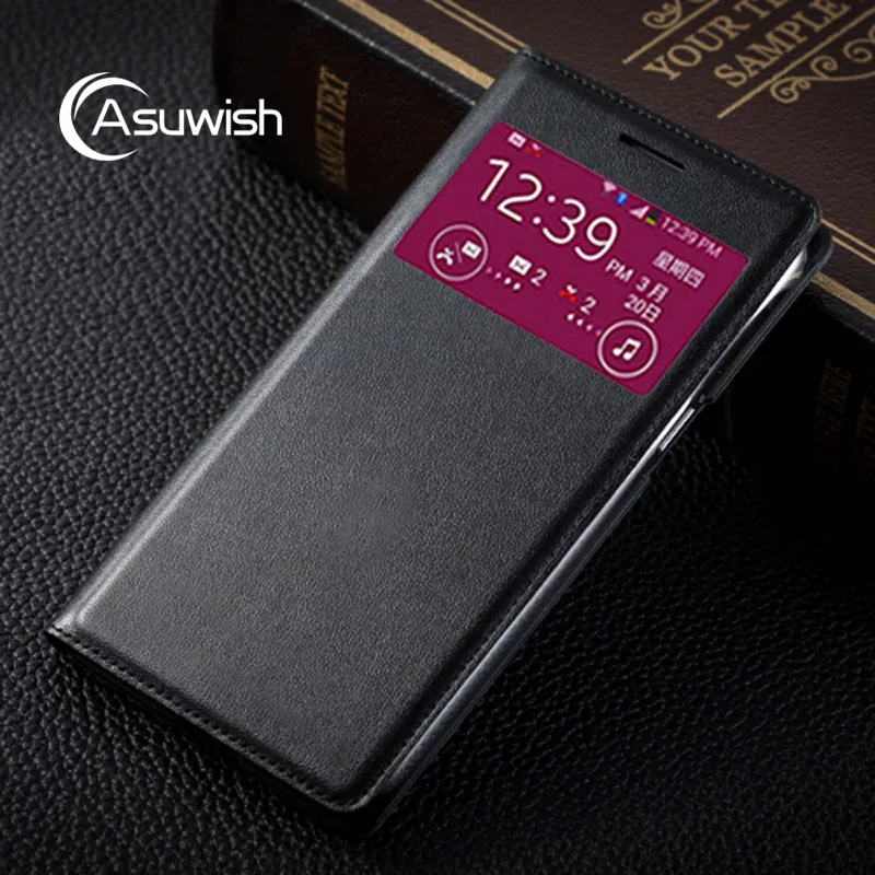 Чехол для телефона Samsung Galaxy Grand 2 Grand2 Duos Smart View откидная задняя крышка из кожи SM G7102