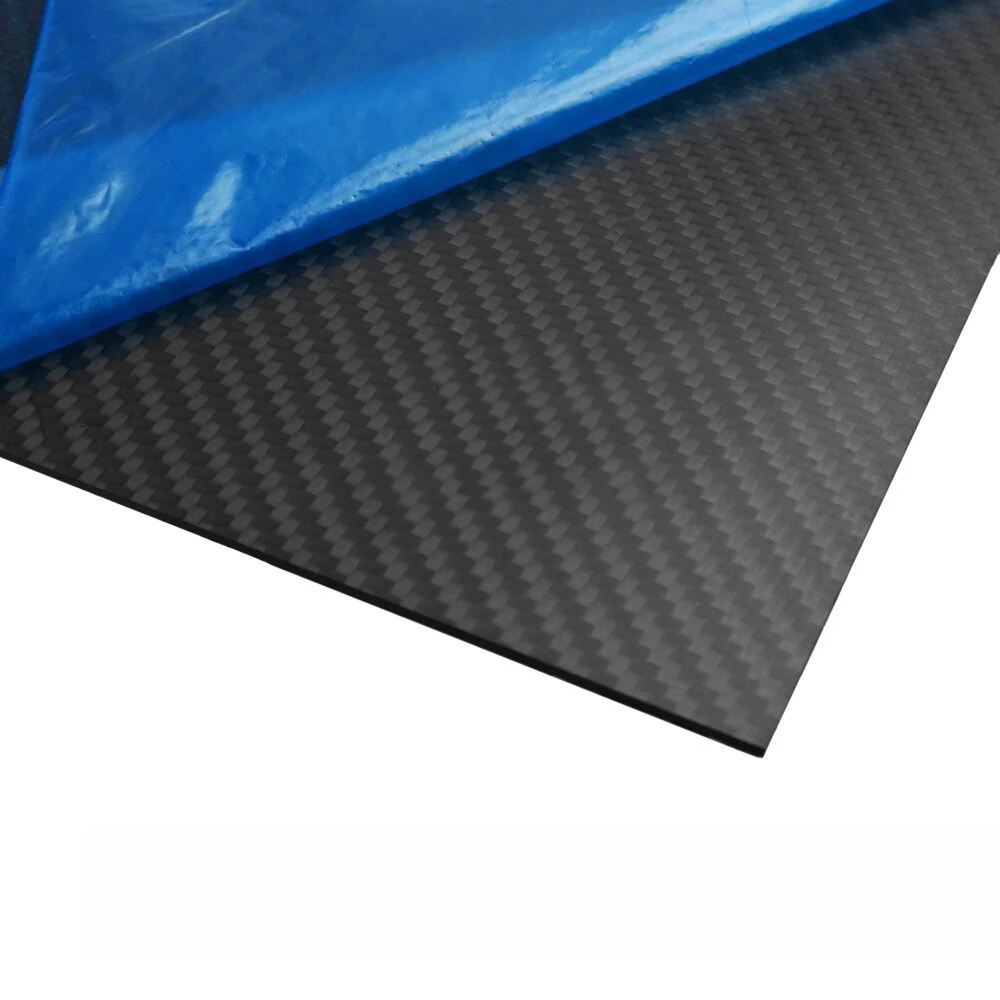 

2.0X400X500mm 1pc 100% full / Pure Carbon fiber twill matte plates/sheet/board Free shipping by eEMS