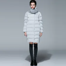 Одежда, зимний пуховик с воротником-стойкой, MS, утепленный, большой размер, длинный пуховик в Европе и США
