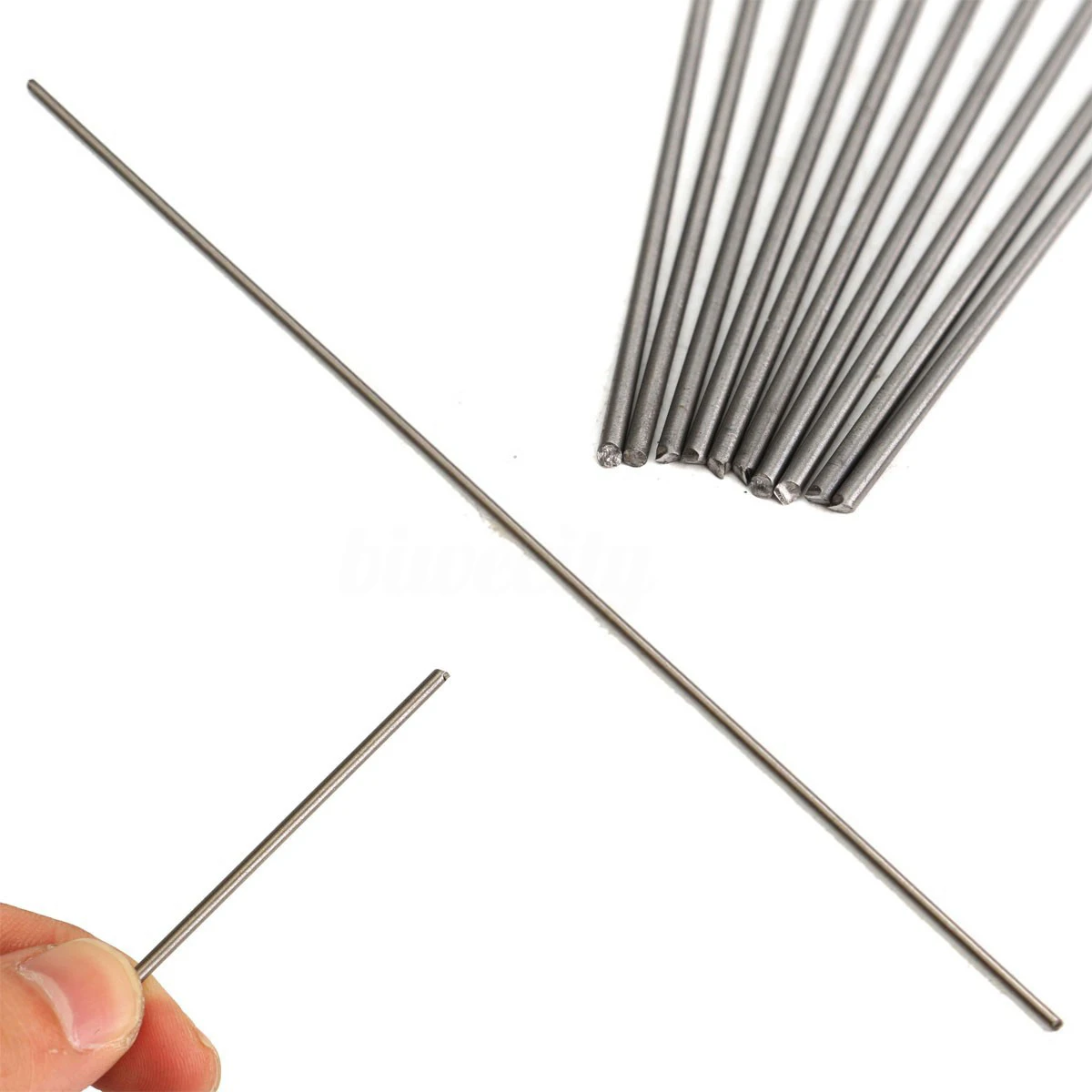 10pcs/set New 2mm Diameter Titanium 6al-4v Round Bar Ti Gr.5 Welding Grade 5 Rods 250mm