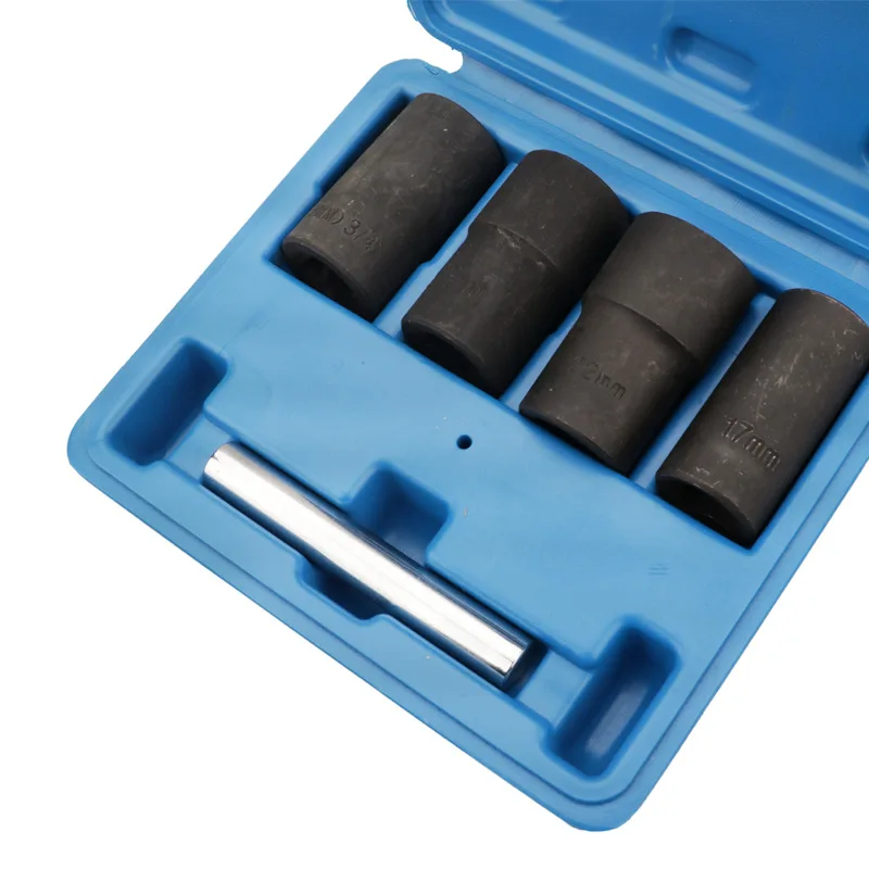 ￡12.88 5pcs Twist Socket Set Locking Wheel Nut Bolt Stud Extractor