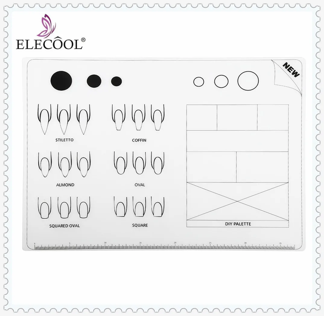Электрическая пластина для штамповки ногтей, форма для дизайна ногтей, практичный коврик для печати ногтей, УФ-Гель-лак для ногтей, штамповка для ногтей, дизайн ногтей