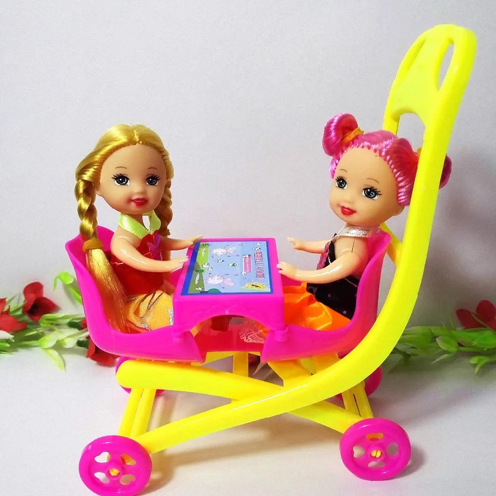 1pcs font b stroller b font font b Double b font Pram accessories for barbie Kelly