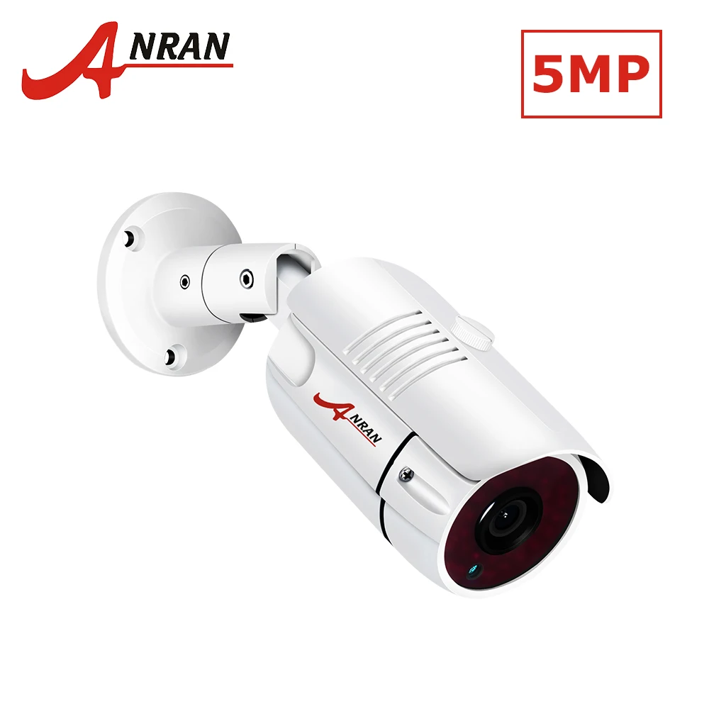 Камера Наружного видеонаблюдения ANRAN Onvif P2P 5 МП H.265 POE с защитой от движения 1944P HD |