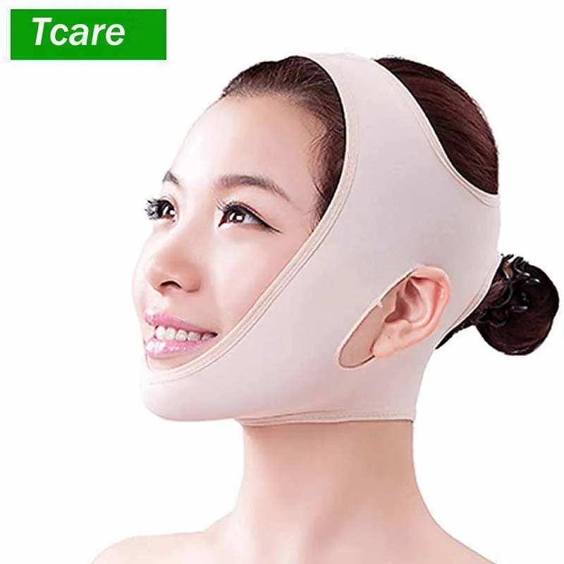  1Pcs Wrinkle V Face Chin Cheek Lift Slimming Belt Face Mask Bandage Ultra-thin Strap Brand Slim Pat