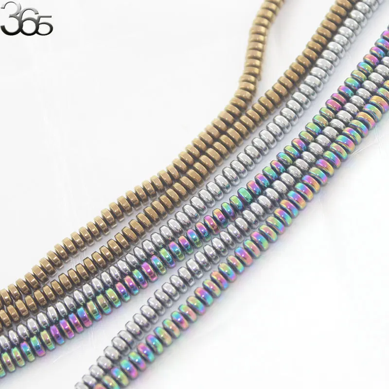Free shipping 2x3mm 3 colors! Beautiful Silvery Go...