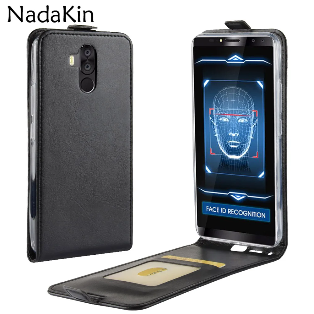 

For Oukitel K5 K6 Up and Down Flip Book Phone Case Cover Leather With Card Photo Slot Holder Pocket Magnetic Clasp