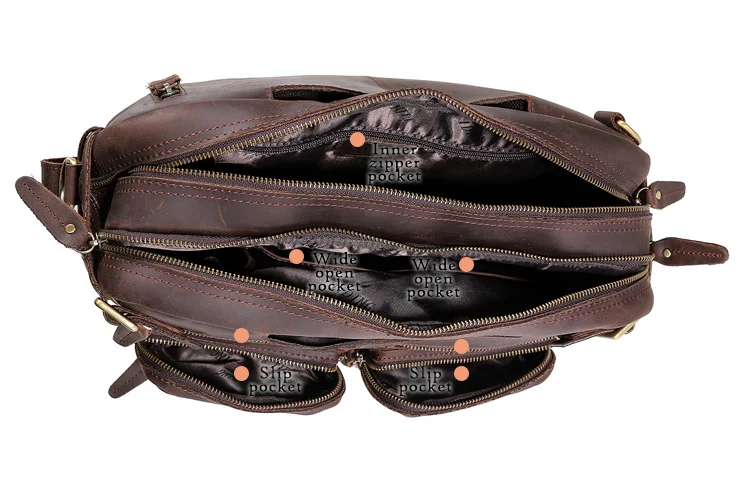 Folgandros мужской кожаный портфель бизнес-ноутбук сумка для переноски на Tote Сумочка Теплые Многофункциональный и сумка