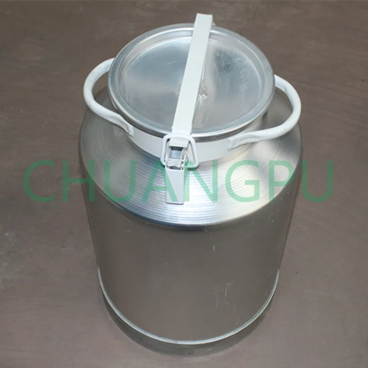 Portable Aluminum Milk Storage Container, 50L Aluminum Milk Lidded
