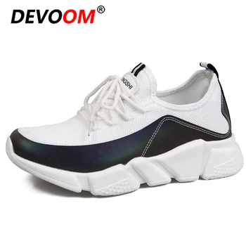 

Reflective Running Shoes For Women White Sneakers Women Flyknit Sports Shoes Woman Platform Breathable Wave Triple-S Chaussure