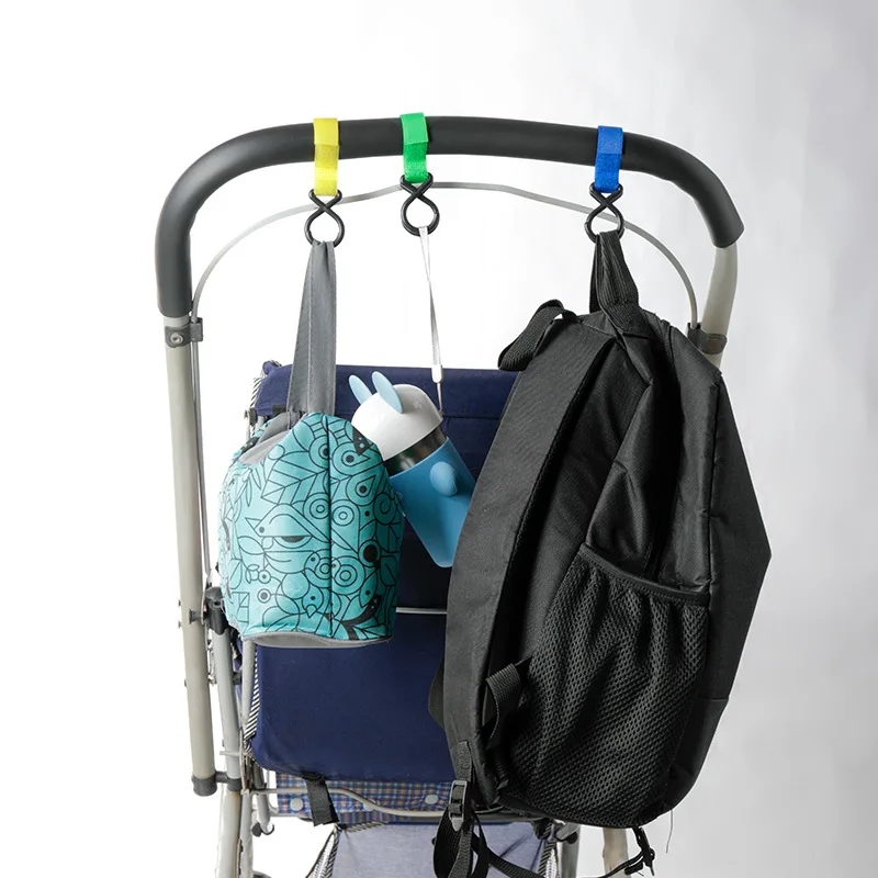 

1pcs Plastic Magic Stick Baby Stroller Accessories Hook Hanging Baby Car Carriage Hook Newborn Carriage Trolley Handrail Hooks