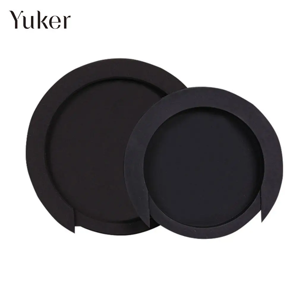 Black Acoustic Guitar Sound Hole Cover Soundhole Rubber Mute for 38"/39