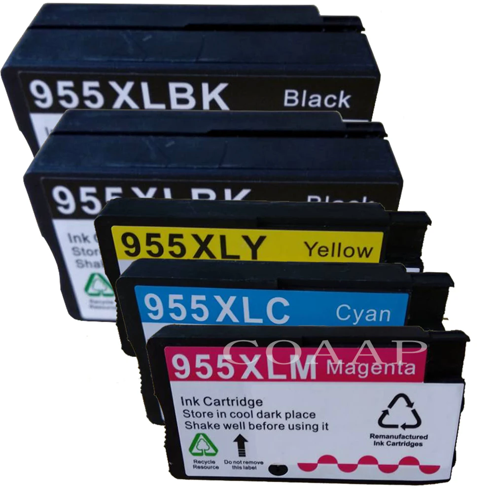 

Ink Cartridge Compatible for HP 955 955XL HP955XL OfficeJet 7740 8210 8216 8710 8715 8716 8717 8720 8725 8727 Printer