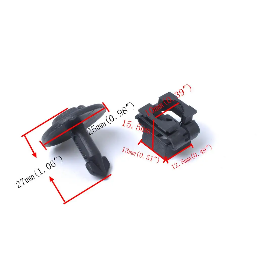 10 Pairs Engine & Gearbox Cover Screw and Spring Nut Set Fixing Clip Cover For VW Passat B5 Audi A4/A6 & Skoda Etc