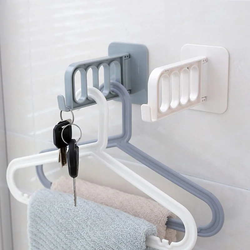 1 Pcs Creative Foldable Sticky wall hanging Hook Folding Self Adhesive