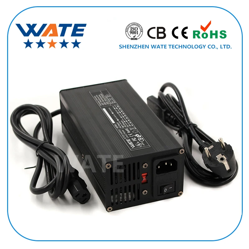 

58.8V 5A Charger 14S 48.5V E-Bike Li-ion Battery Smart Charger Lipo/LiMn2O4/LiCoO2 battery Charger With Fan Aluminum Case