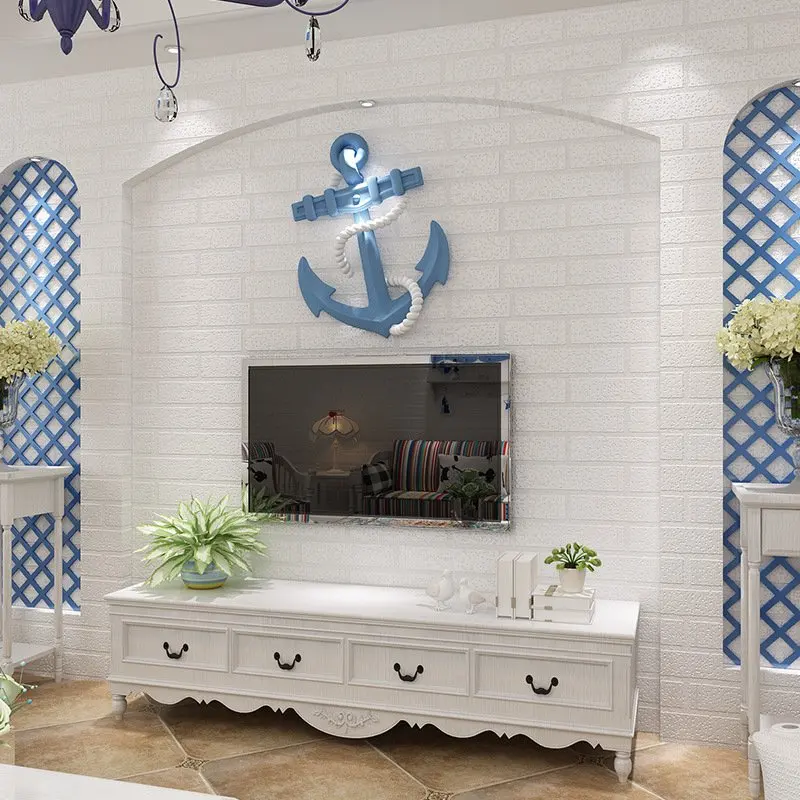 Modern Brick Pattern Vinyl Wallpaper