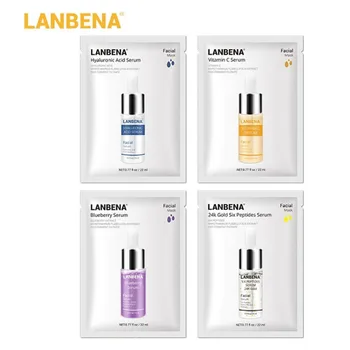 

LANBENA Face Treatment & Mask Hyaluronic Acid Vitamin C Mask Blueberry Serum Moisturize Whitening Anti-Aging Skin Care
