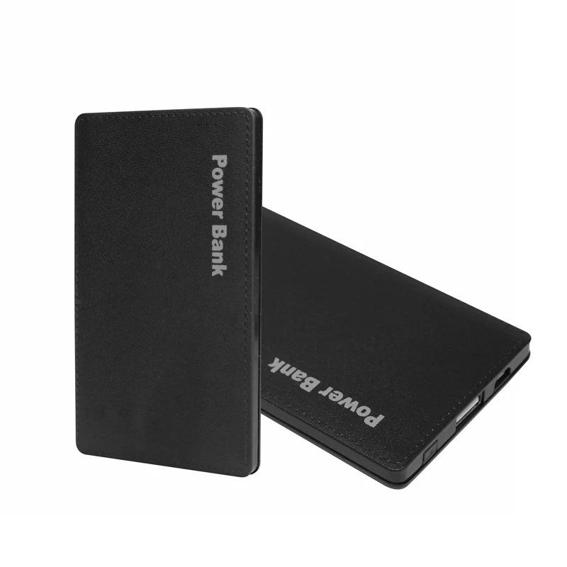  Black Ultra-thin Power Bank 5600mAh Li-Polymer External Battery Pack portable charger powerbank for all phone 