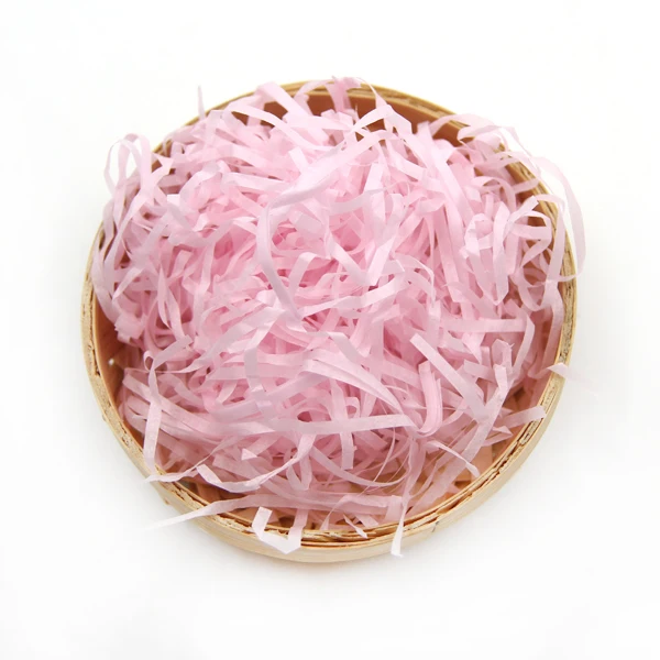 Light Pink 100 г/пакет DIY бумажная рафия измельченная мятая бумага конфетти подарки/коробка наполнения материал День рождения/Свадебная вечеринка украшения поставки - Цвет: Light Pink