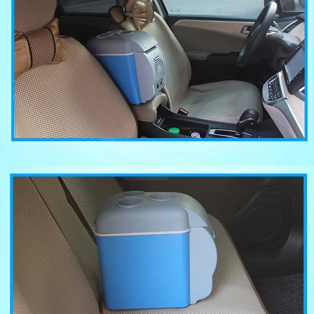 

Auto Accessories 7.5L Small Refrigerator Car 7.5l Car Refrigerator Portable Cooling Box Summer Refrigerated Gift