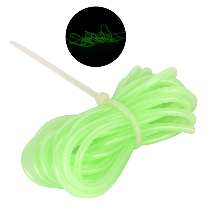 

Fishing Soft PVC plastic Material Luminous Tube 2M fly tying riging tubelumo tubblings Pesca fishing glow tube