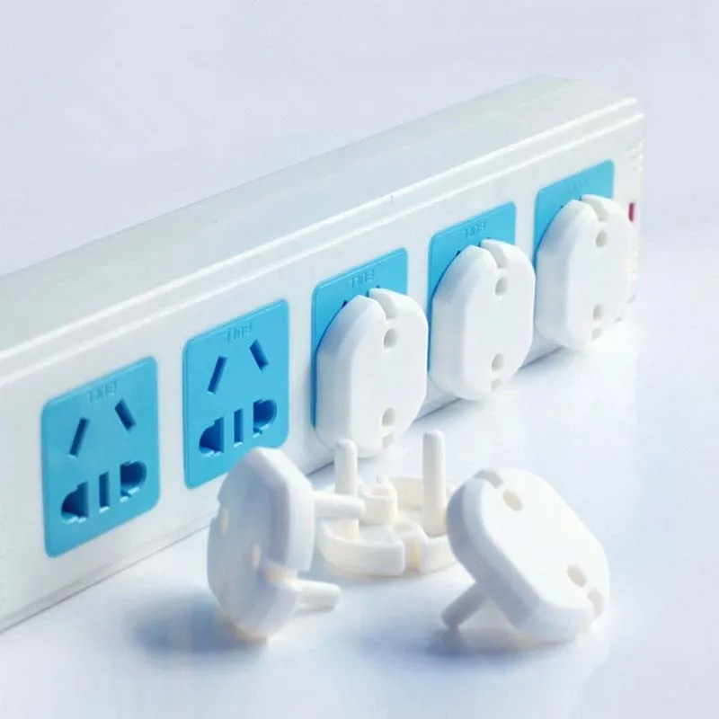 Baby Child Safety Guard Electric Shock Proof Plugs Protector Rotate Cover EU Stand Power Socket Cover Electrical Outlet 10pcs kid finger protector