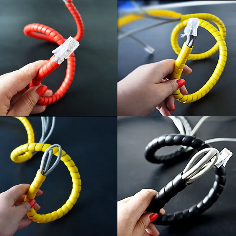 

Wire anti bite line tube pet bite line power cord anti cat dog pet rabbit bite winding line management device protecting hose