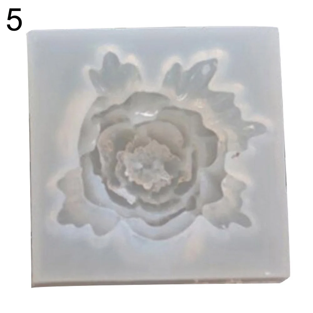 Цветок силиконовая форма «Роза» Полимерная глина ремесло ювелирных изделий DIY украшения инструмент глиняные формы полезные